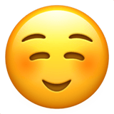 Apple design of the smiling face emoji verson:ios 16.4