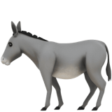 Apple design of the donkey emoji verson:ios 16.4
