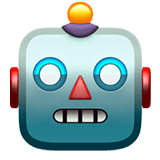 Apple design of the robot emoji verson:ios 16.4