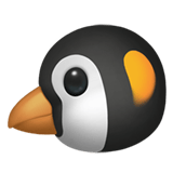 Apple design of the penguin emoji verson:ios 16.4
