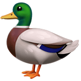 Apple design of the duck emoji verson:ios 16.4
