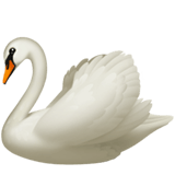 Apple design of the swan emoji verson:ios 16.4