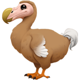 Apple design of the dodo emoji verson:ios 16.4
