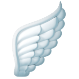 Apple design of the wing emoji verson:ios 16.4
