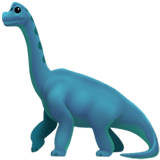 Apple design of the sauropod emoji verson:ios 16.4