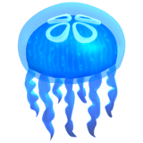 Apple design of the jellyfish emoji verson:ios 16.4
