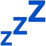 Apple design of the ZZZ emoji verson:ios 16.4