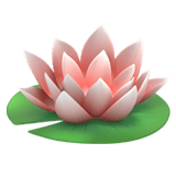Apple design of the lotus emoji verson:ios 16.4