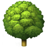 Apple design of the deciduous tree emoji verson:ios 16.4