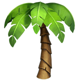 Apple design of the palm tree emoji verson:ios 16.4