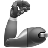 Apple design of the mechanical arm emoji verson:ios 16.4
