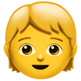 Apple design of the child emoji verson:ios 16.4