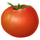 Apple design of the tomato emoji verson:ios 16.4