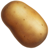 Apple design of the potato emoji verson:ios 16.4