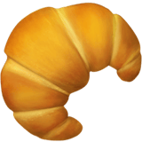 Apple design of the croissant emoji verson:ios 16.4