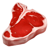 Apple design of the cut of meat emoji verson:ios 16.4