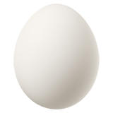 Apple design of the egg emoji verson:ios 16.4