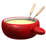 Apple design of the fondue emoji verson:ios 16.4