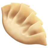 Apple design of the dumpling emoji verson:ios 16.4