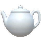 Apple design of the teapot emoji verson:ios 16.4