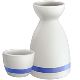 Apple design of the sake emoji verson:ios 16.4