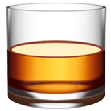 Apple design of the tumbler glass emoji verson:ios 16.4