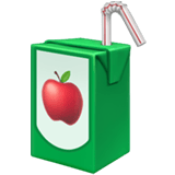 Apple design of the beverage box emoji verson:ios 16.4
