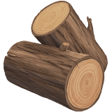 Apple design of the wood emoji verson:ios 16.4
