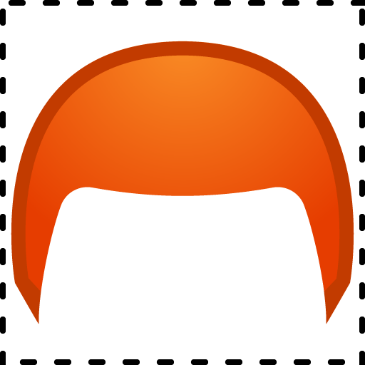 Google design of the red hair emoji verson:Noto Color Emoji 15.0