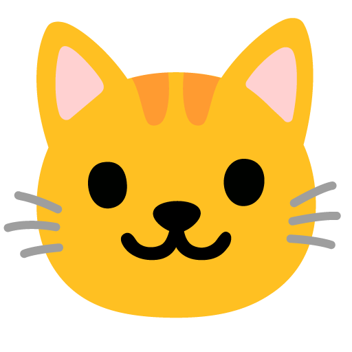 Google design of the cat face emoji verson:Noto Color Emoji 15.0