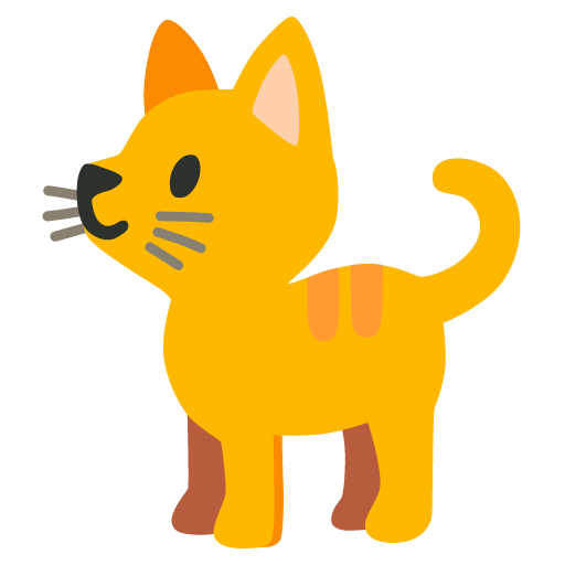 Google design of the cat emoji verson:Noto Color Emoji 15.0