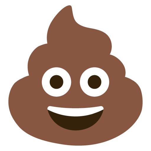 Google design of the pile of poo emoji verson:Noto Color Emoji 15.0