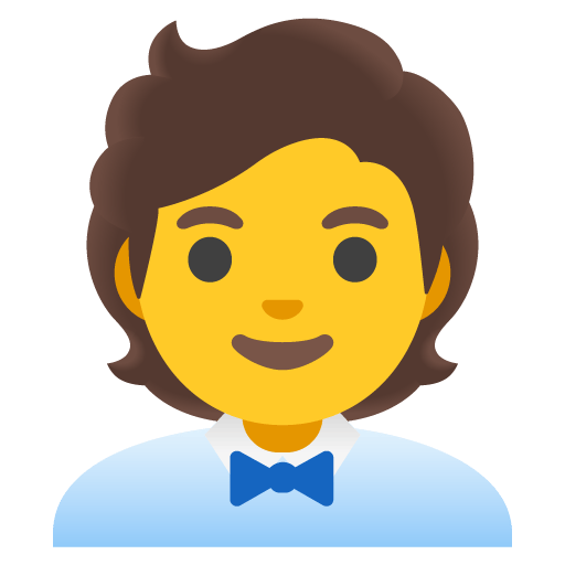 Google design of the office worker emoji verson:Noto Color Emoji 15.0