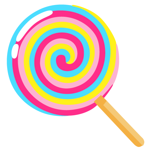 Google design of the lollipop emoji verson:Noto Color Emoji 15.0