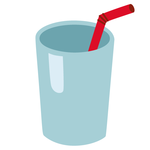 Google design of the cup with straw emoji verson:Noto Color Emoji 15.0