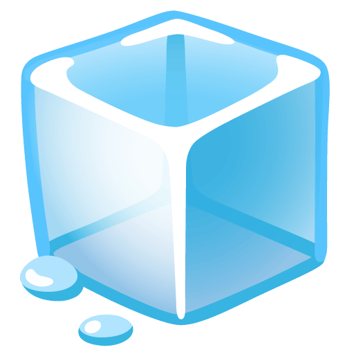 Google design of the ice emoji verson:Noto Color Emoji 15.0