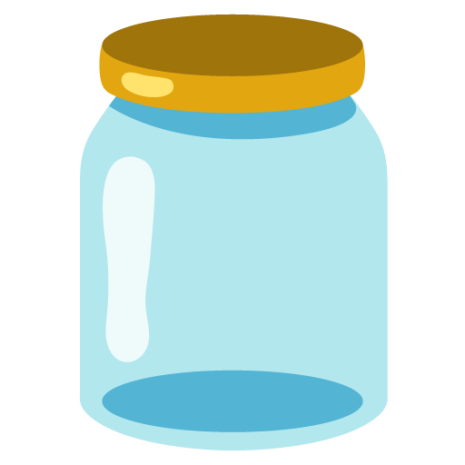 Google design of the jar emoji verson:Noto Color Emoji 15.0