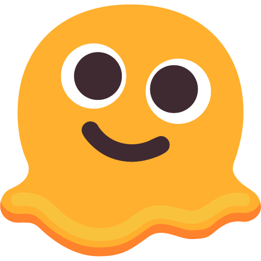Microsoft design of the melting face emoji verson:Windows-11-22H2