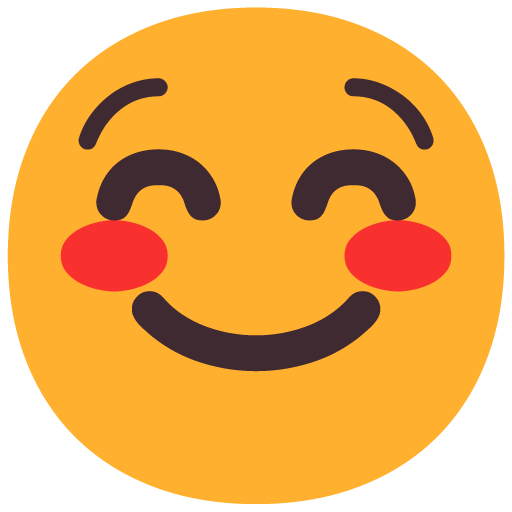 Microsoft design of the smiling face emoji verson:Windows-11-22H2
