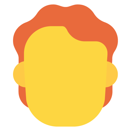 Microsoft design of the red hair emoji verson:Windows-11-22H2