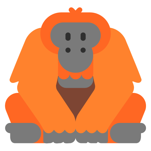 Microsoft design of the orangutan emoji verson:Windows-11-22H2