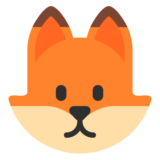 Microsoft design of the fox emoji verson:Windows-11-22H2