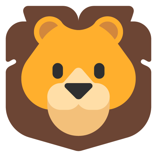 Microsoft design of the lion emoji verson:Windows-11-22H2