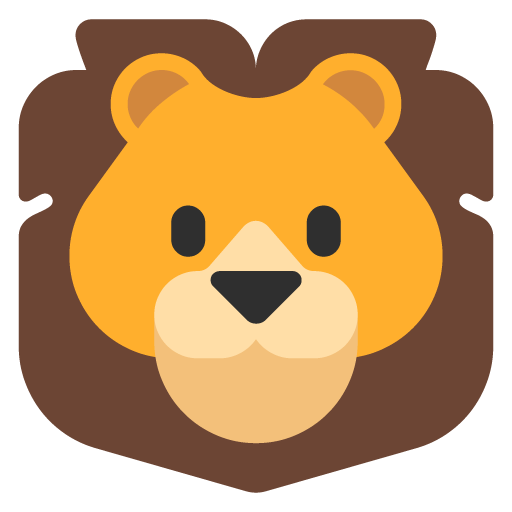 Microsoft Microsoft design of the lion emoji verson:Windows-11-22H2