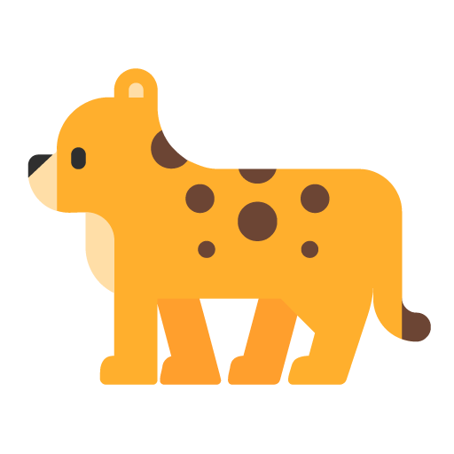 Microsoft design of the leopard emoji verson:Windows-11-22H2