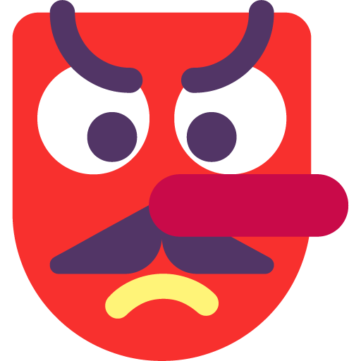 Microsoft design of the goblin emoji verson:Windows-11-22H2