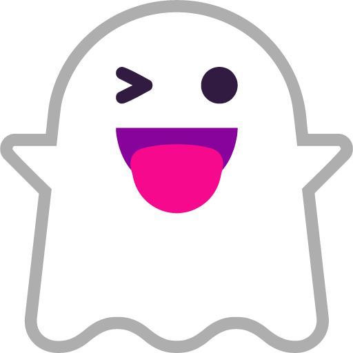 Microsoft design of the ghost emoji verson:Windows-11-22H2