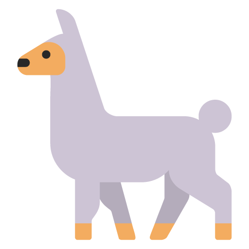 Microsoft design of the llama emoji verson:Windows-11-22H2