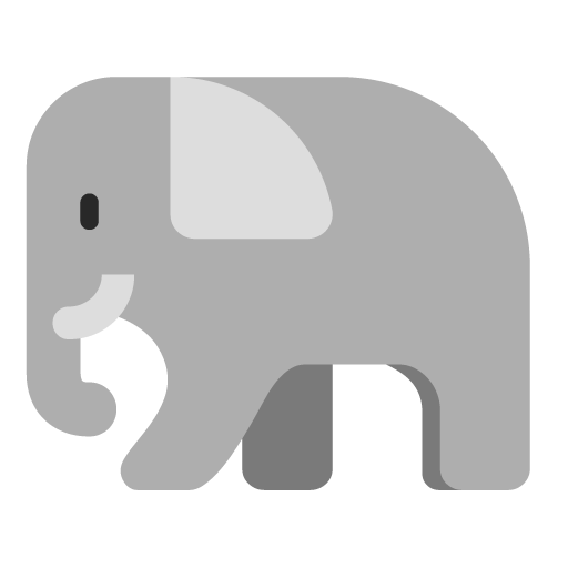 Microsoft design of the elephant emoji verson:Windows-11-22H2