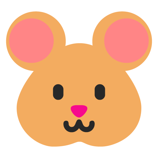 Microsoft design of the hamster emoji verson:Windows-11-22H2